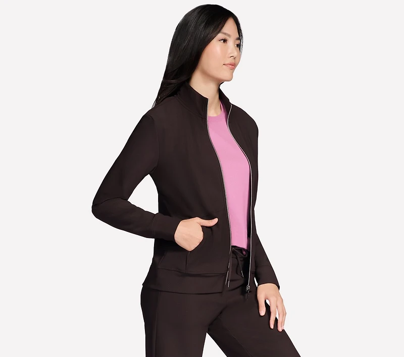 GO Luxe Rib Everyday Full Zip Jacket