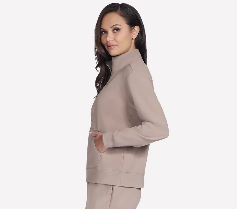 GO LUXE RIB Full Zip Jacket