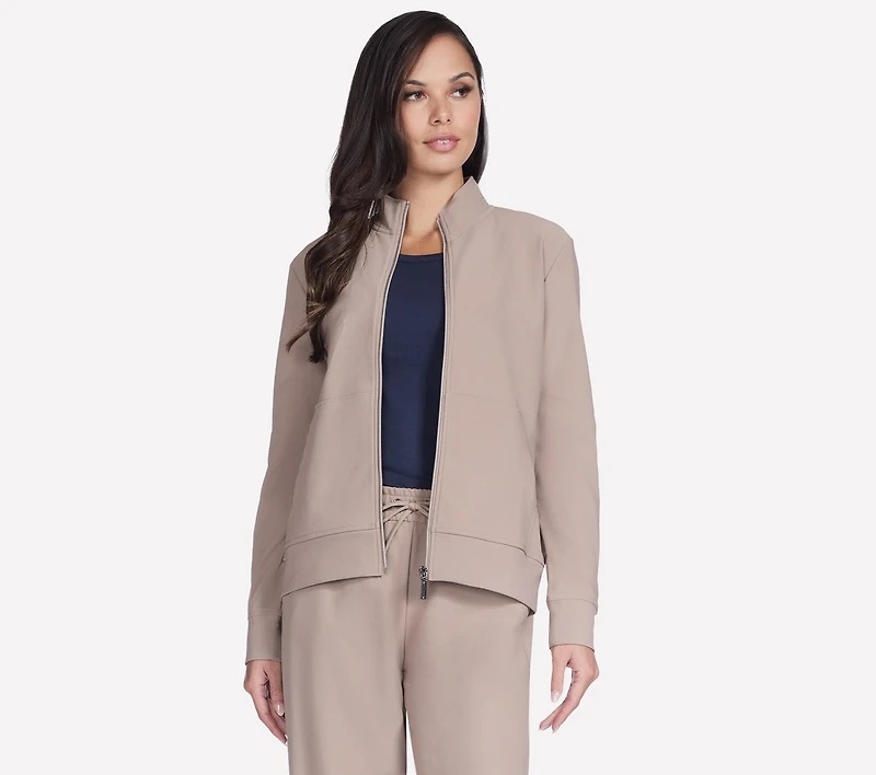 GO LUXE RIB Full Zip Jacket