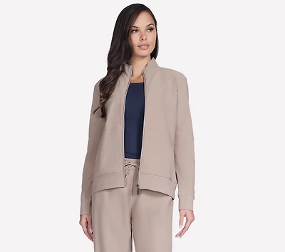 GO LUXE RIB Full Zip Jacket