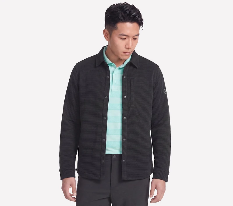 GO WALK Ottoman Shirt Jacket