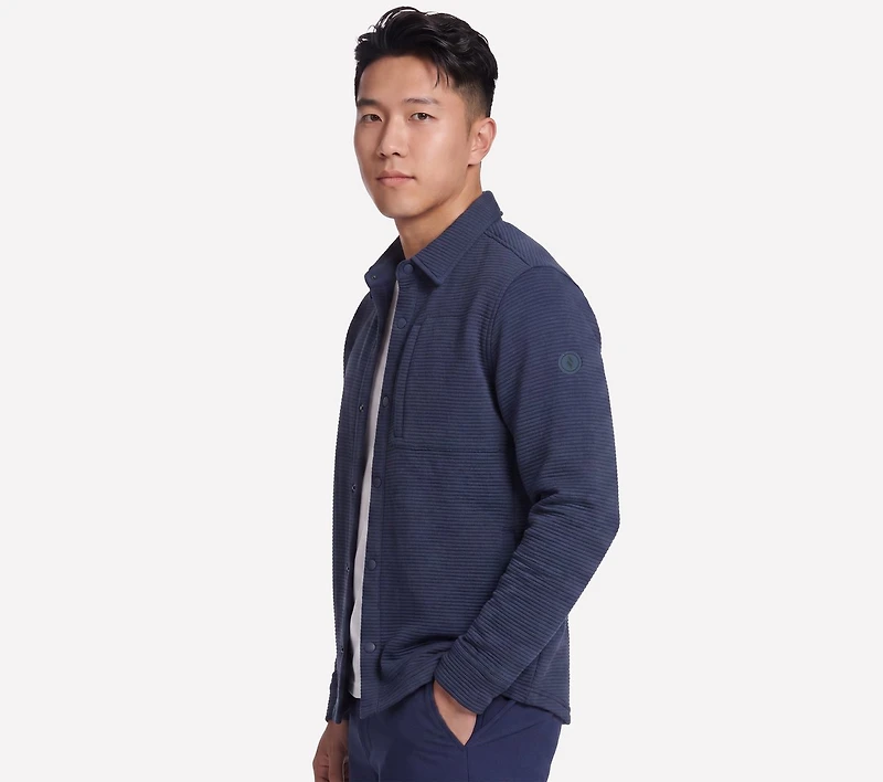 GO WALK Ottoman Shirt Jacket