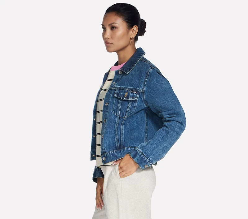 Britto: Joyful Mosaic Denim Jacket