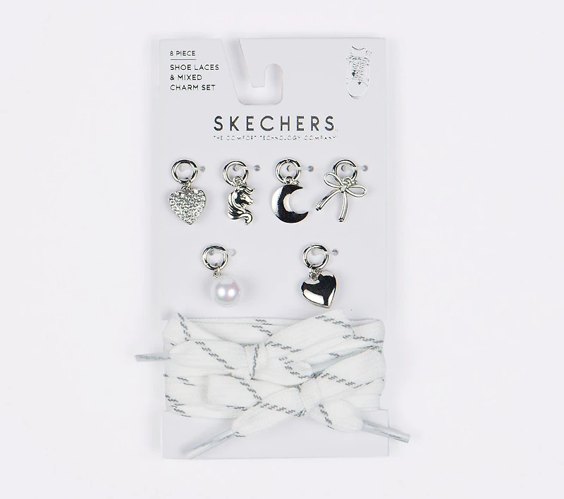 Foil Hearts Lace Charm Pack