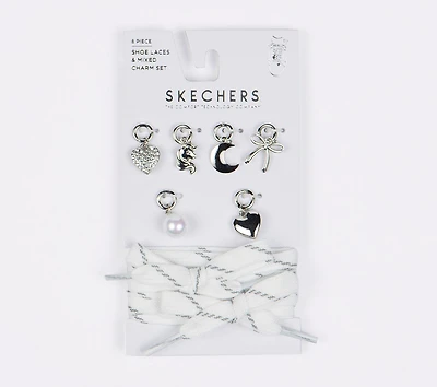 Foil Hearts Lace Charm Pack