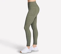 GO WALK Full Length High-Waisted Daisies Legging