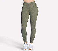 GO WALK Full Length High-Waisted Daisies Legging