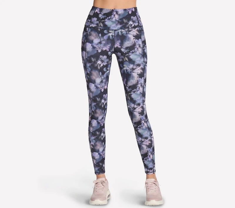 GO WALK Printed Full Length High-Waisted Legging