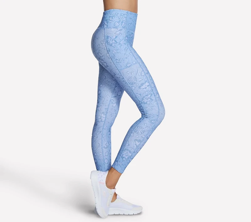 GO WALK Printed Full Length High-Waisted Legging