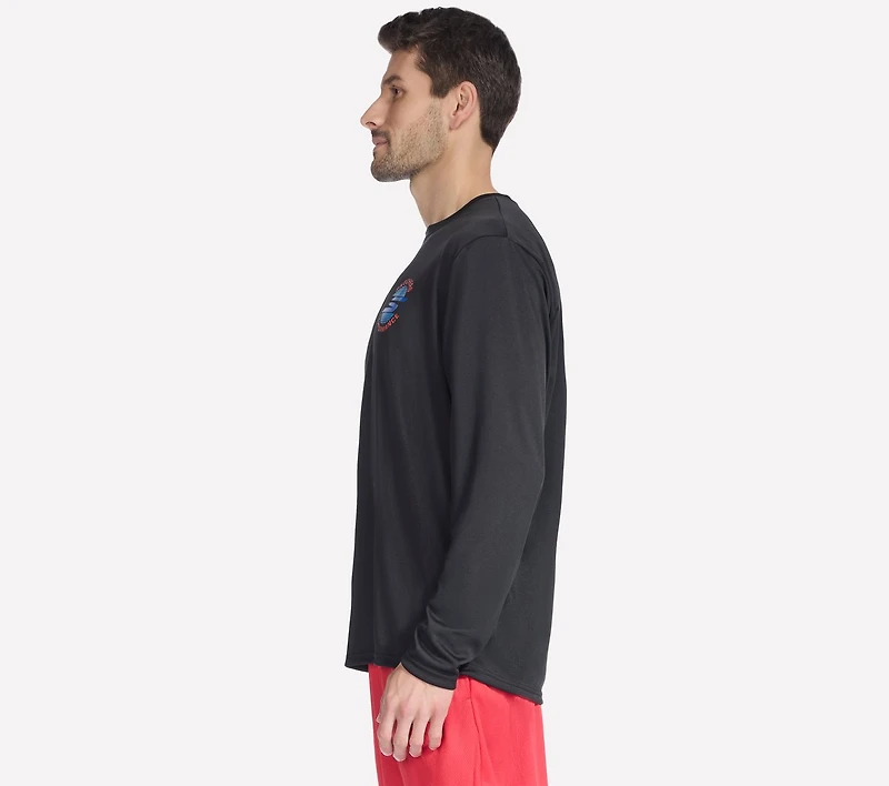 Skechers Long Sleeve Cross Tee