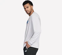 Skechers Long Sleeve Cross Tee