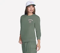 Collegiate Crest Crewneck