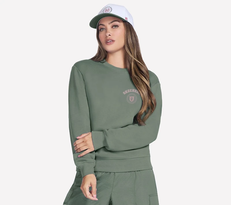 Collegiate Crest Crewneck