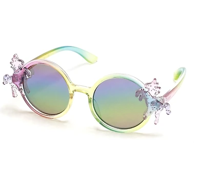 Girls Round Unicorn Sunglasses
