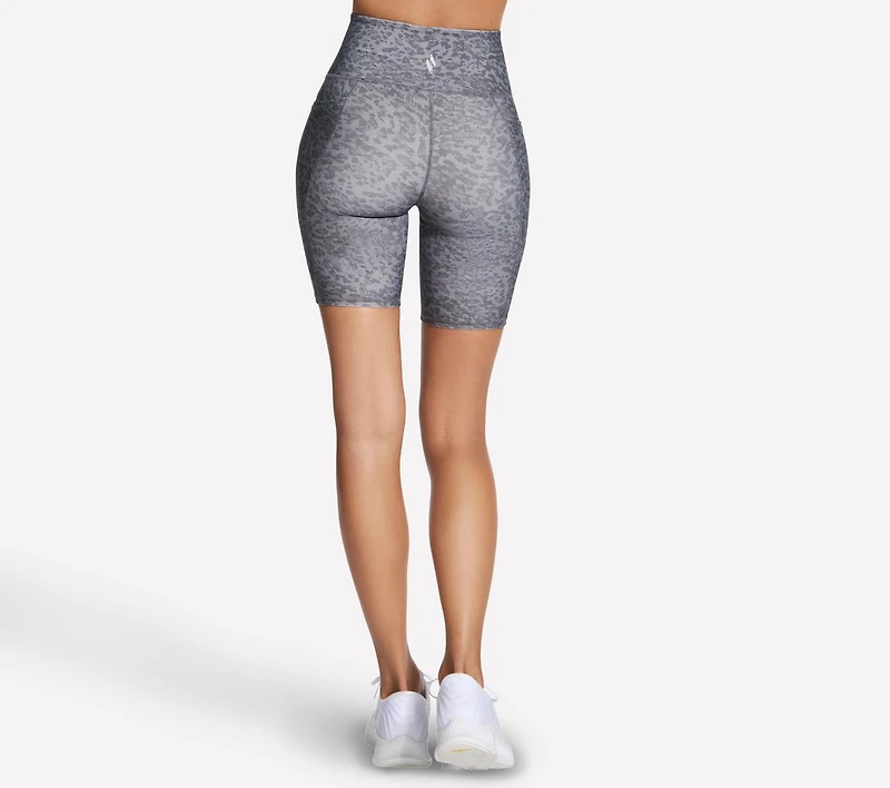 GO FLEX Printed High Waisted 8 Inch Bike Short