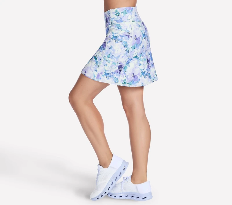 GO WALK Seascape Floral Skort