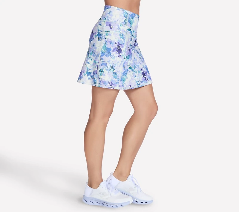 GO WALK Seascape Floral Skort