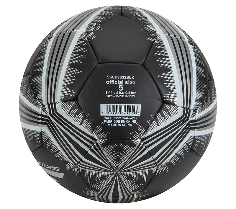 Hex Metallic Mini Stripe Size 5 Soccer Ball