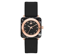 Calabar Black Pearl Square Watch