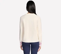 GO WALK Reflection Sweater Bomber