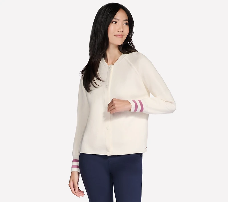 GO WALK Reflection Sweater Bomber