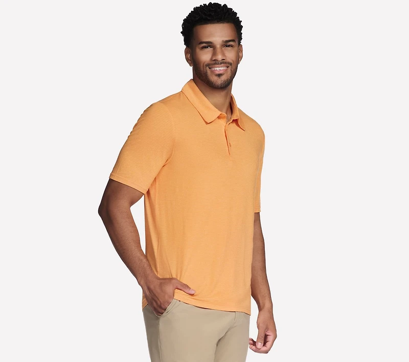 GO GOLF DRI All Day Stripe Polo