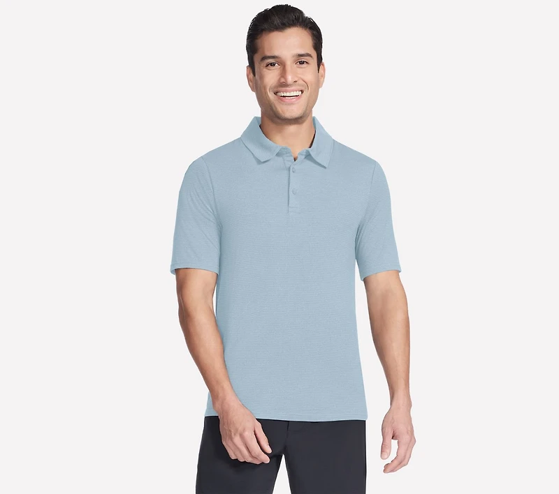 GO GOLF DRI All Day Stripe Polo