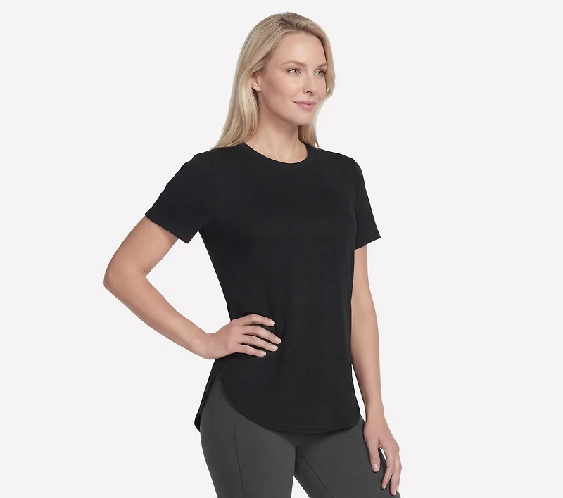 GO WALK Luxe Rib Tunic Tee