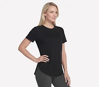 GO WALK Luxe Rib Tunic Tee