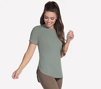 GO WALK Luxe Rib Tunic Tee