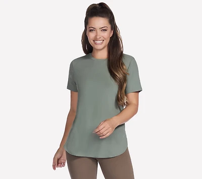 GO WALK Luxe Rib Tunic Tee