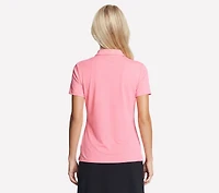 GO GOLF Short Sleeve Birdie Zip Front Polo
