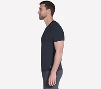 GO DRI Pima Short Sleeve V-Neck