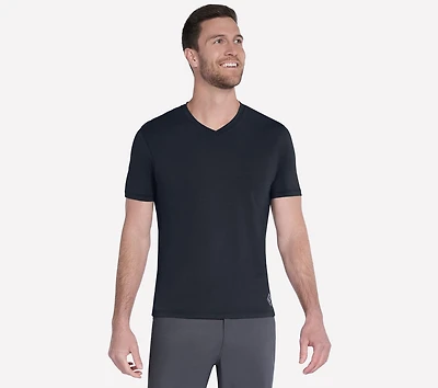 GO DRI Pima Short Sleeve V-Neck