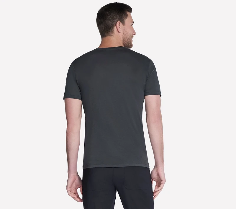 GO DRI Pima Short Sleeve V-Neck