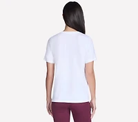 Floral Diamond Short Sleeve Tee