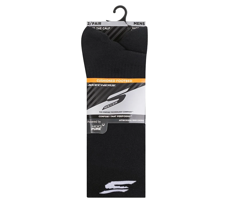 2 Pack Men's Performance Soccer Over The Knee Socks