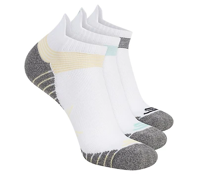 3 Pack Men's Lowcut Stripe Tab Socks