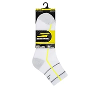 3 Pack Men's Performance Quarter Crew Stripe Socks
