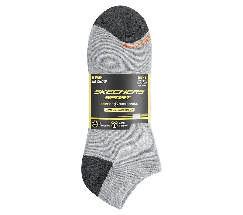6 Pack Walking Low Cut Socks