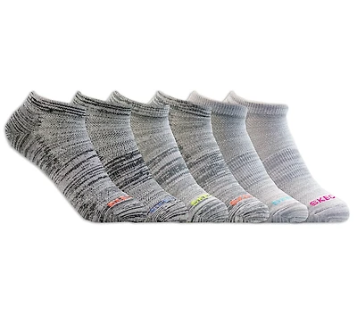6 Pack Women's Low Cut Sport Stripe Socks