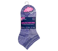 6 Pack Girls' Low Cut Color Stripe Socks
