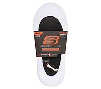 5 Pack Non Terry Solid Liner Socks