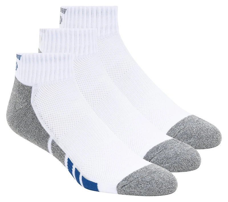 3 Pack Men's Half Terry Quarter Crew Socks