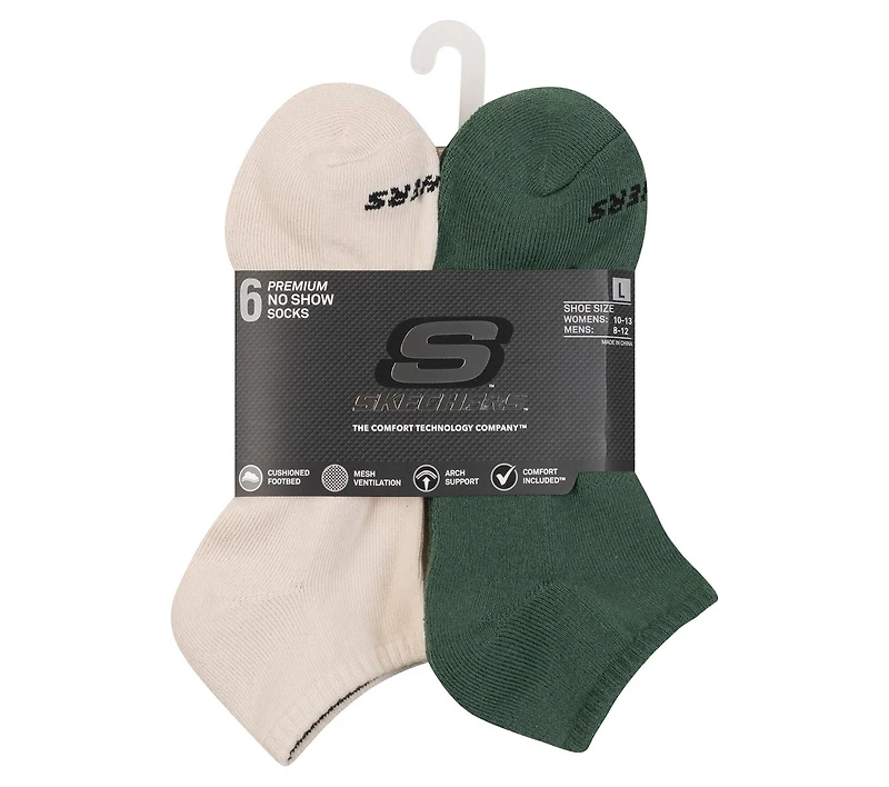 6 Pack Core Low Cut Medium Socks