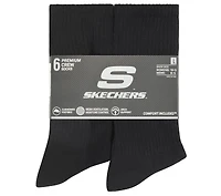 6 Pack Large Core Crew Socks