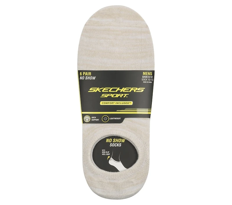 6 Pack Men's Sneaker Liner Socks