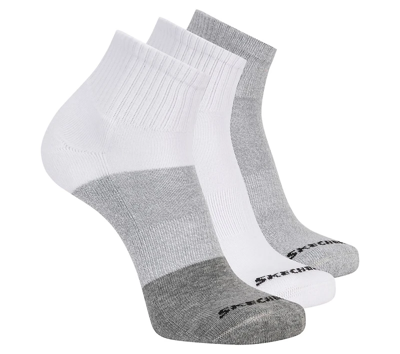 Quarter Colorblock Socks - 3 Pack