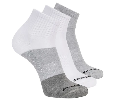 Quarter Colorblock Socks - 3 Pack