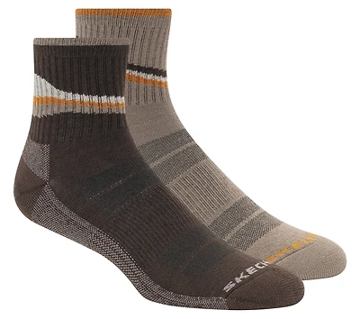 2 Pack Men's Quarter Trail Socks